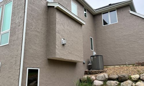 Side Stucco Exterior (After)
