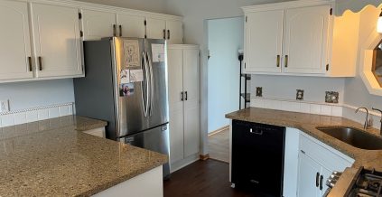 Kitchen Cabinet Enamel Project