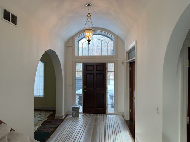 Home interior painting in Plymouth - view of the foyer Preview Image 1