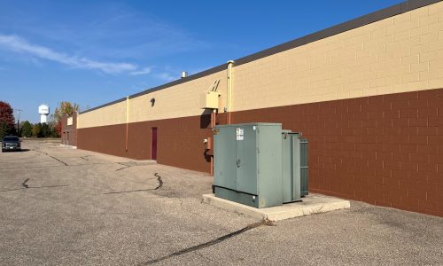 The View of the Back of the Building