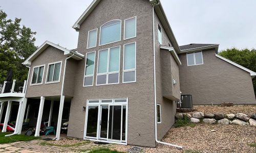 Rear Stucco Exterior (After)