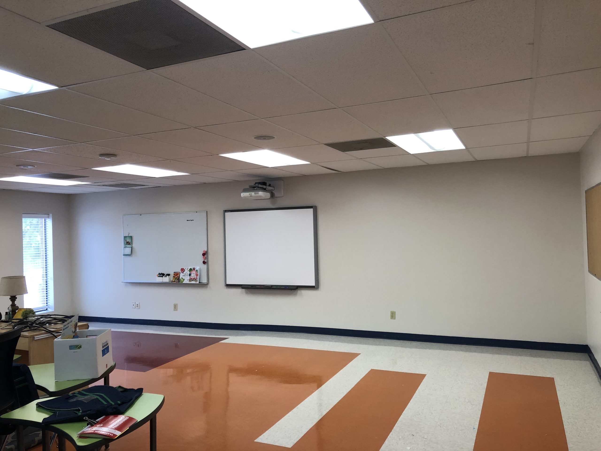 Private School Classroom after painting
