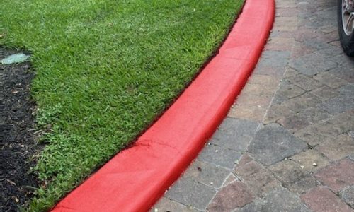 Painted Red Curb