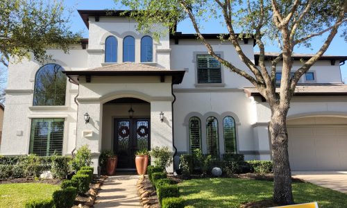 Residential Exterior Brick Painting