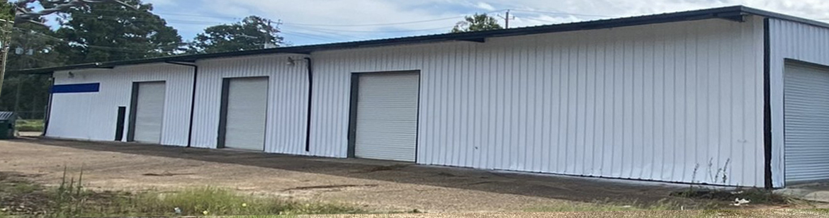 Galvanized Metal Building Repainted After