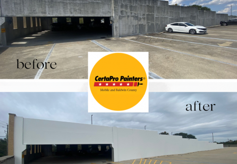 Commercial Painting | Parking Deck