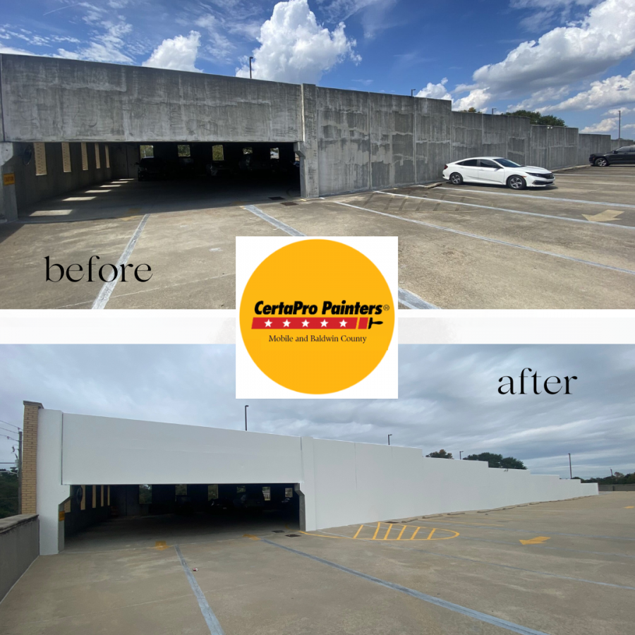 Commercial Painting | Parking Deck