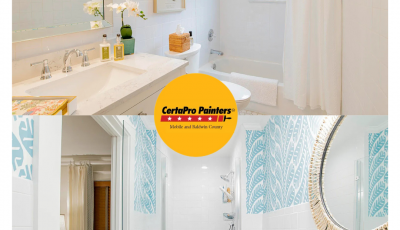 before and after wallpaper installation