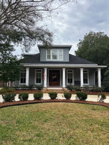 front of home after painting