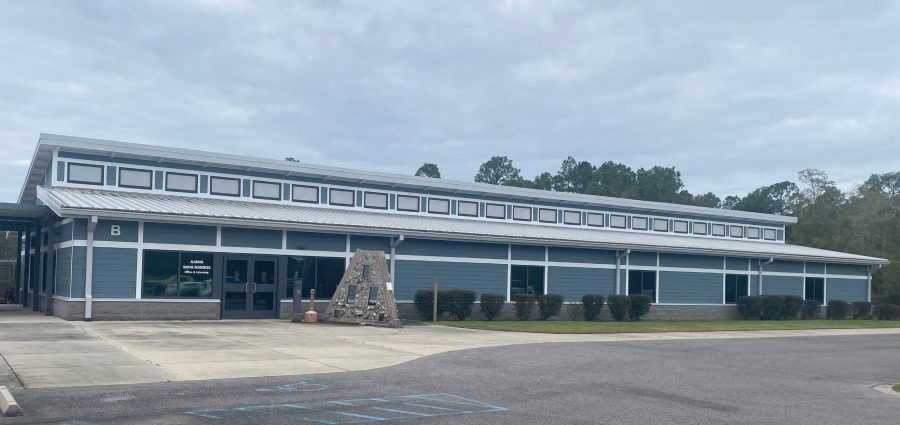 painting in progress of blue commercial building Preview Image 7