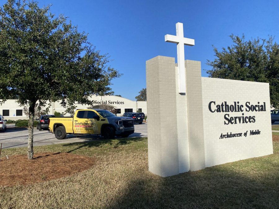 church sign in front of church parking lot Preview Image 2