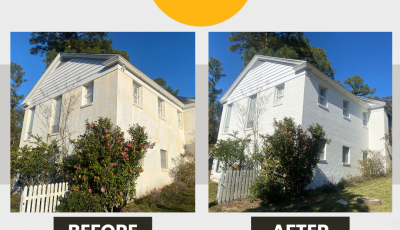 before and after house painting