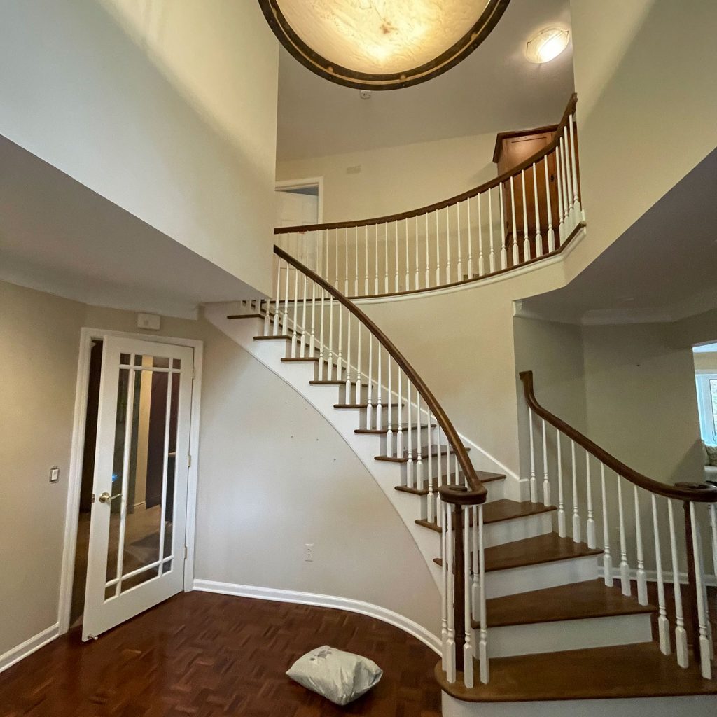 staircase painting after morristown nj
