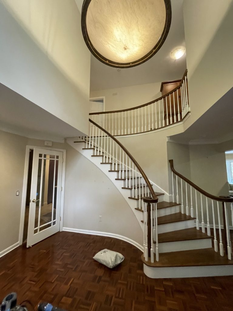 interior painting staircase