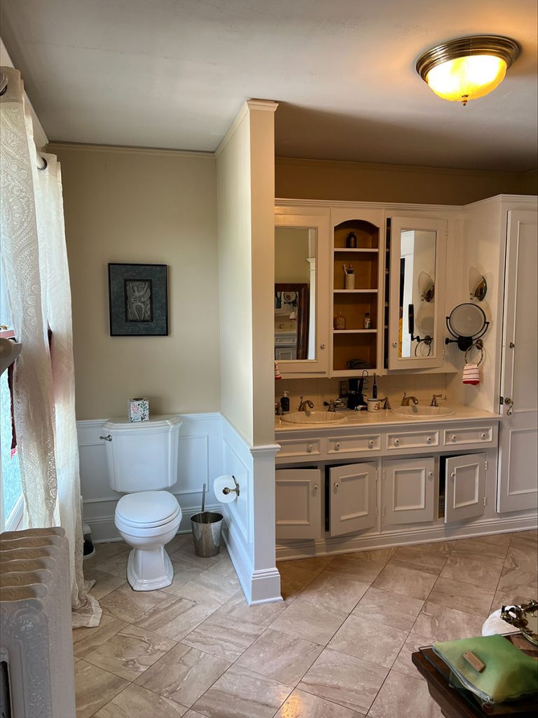 bathroom painting morristown nj (after)