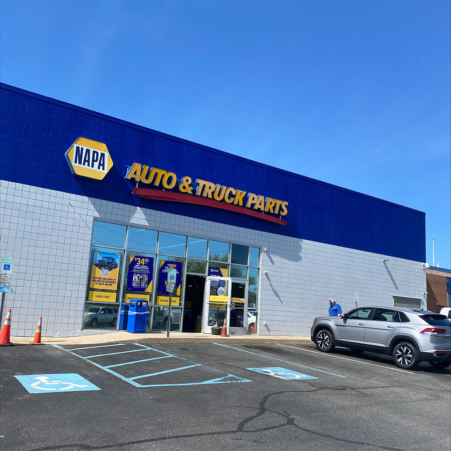 napa auto parts commercial painting after