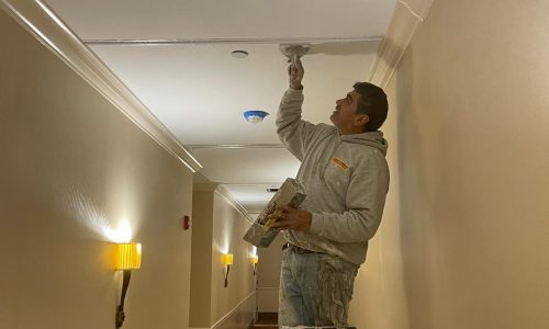 Spackling Joint Edges