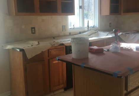 Morristown Kitchen Cabinets Before Paint