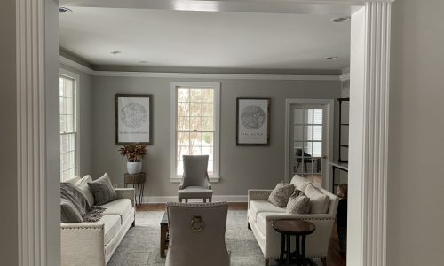 Residential Living Room Painting – Moorestown, NJ