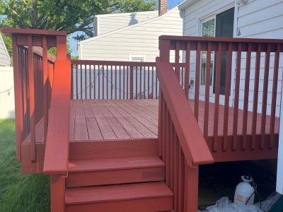 Deck Painting in Summit, NJ