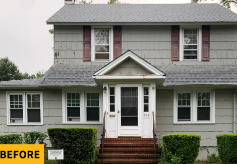 Before Exterior Painting Watchung, NJ