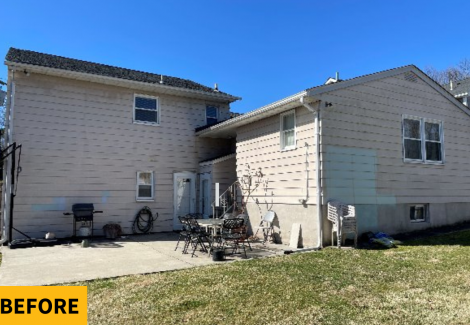 Before photo of residential painting in Union, NJ