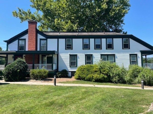 Side exterior painting refresh of home turned office commercial space in Vernon, NJ. Preview Image 1