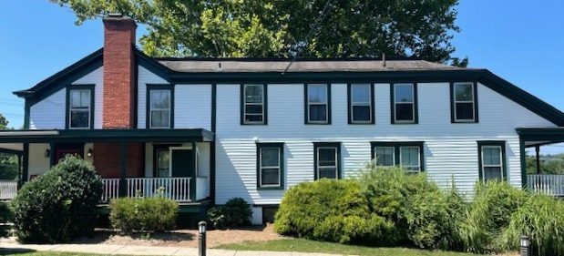 Side exterior painting refresh of home turned office commercial space in Vernon, NJ. Preview Image 1