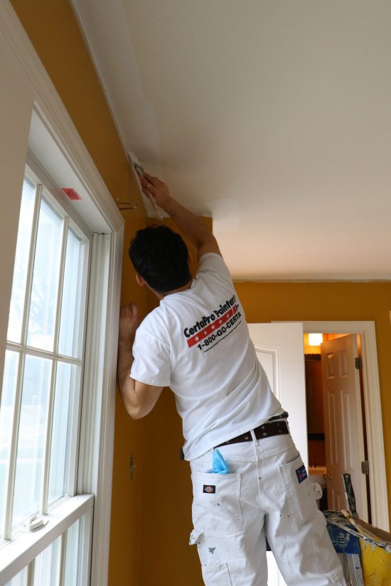 Interior Painter Painting Ceiling