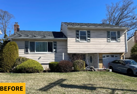 Before photo of residential painting in Union, NJ