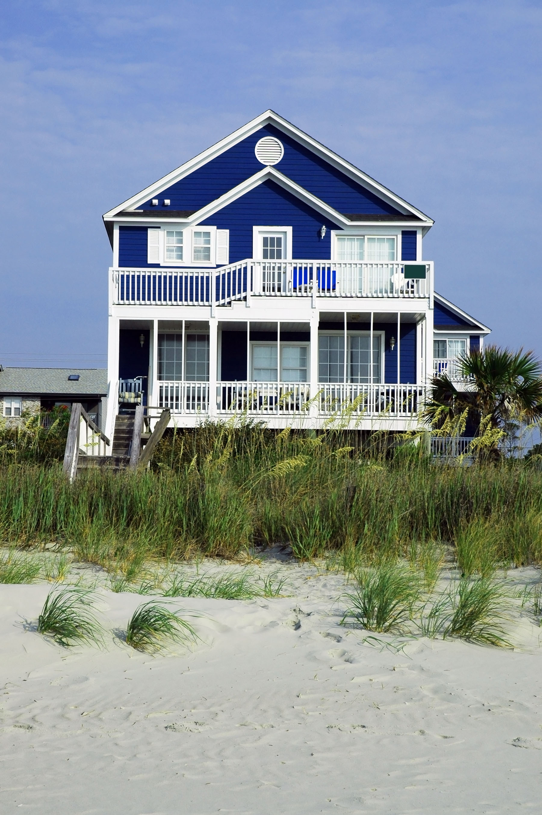Residential Beach House Exterior Certapro Painters Of Myrtle