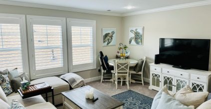 Contented and Softened Green Interior