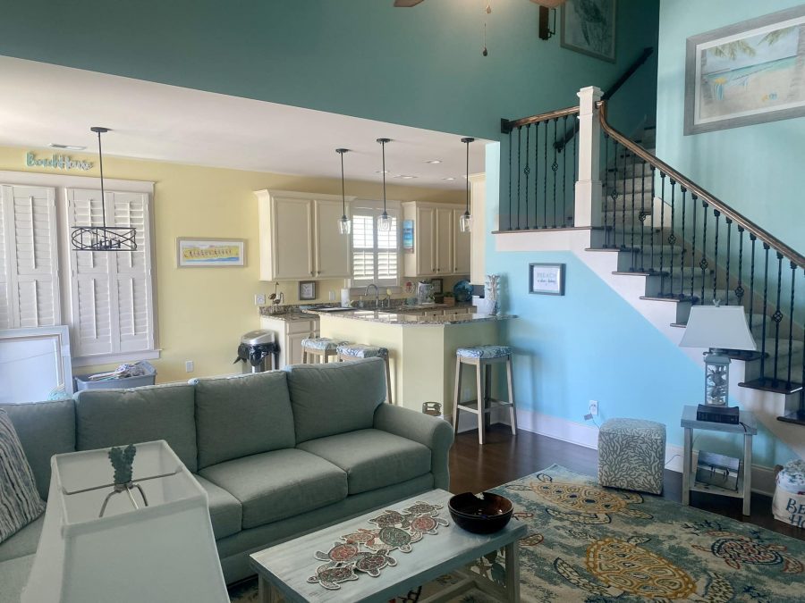 light blue interior painting project for residential home Preview Image 5