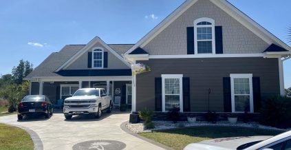 Gray Exterior House Painting