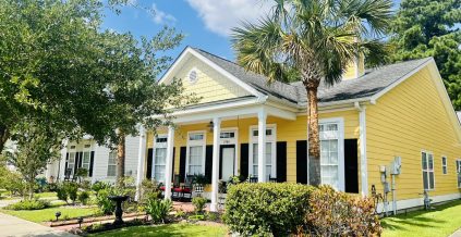 Yellow House Painting