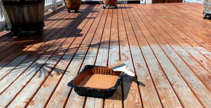 Check out our Deck Staining Services