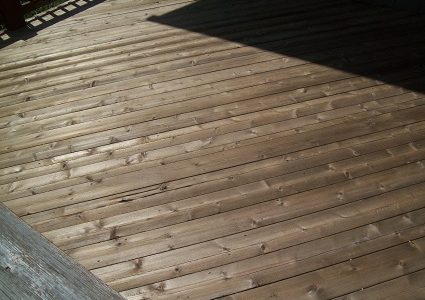 Deck Staining Project