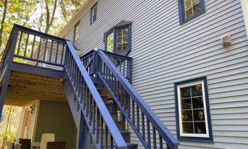 Deck Staining Project