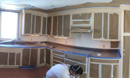 Removing the Cabinets and Applying the Trim