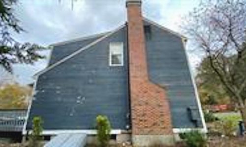 Chimney Before Repainting