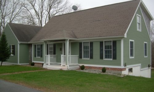 Green Exterior Painting