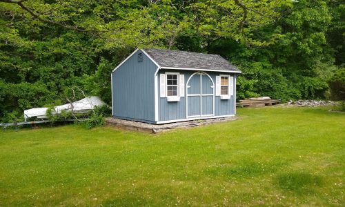 Shed Before Repainting
