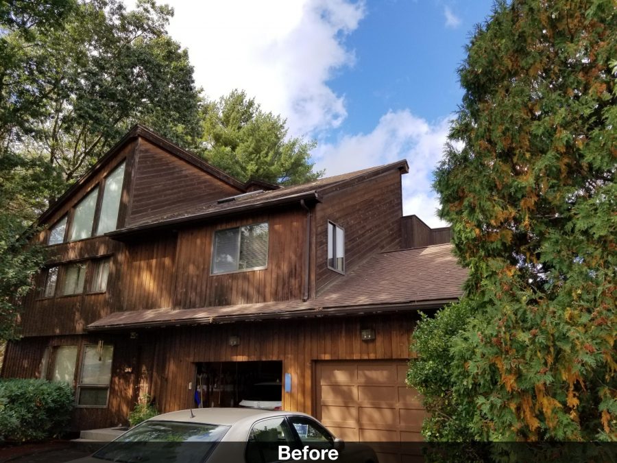 Home and garage before repair and stain Preview Image 2