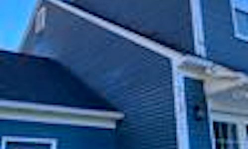 Repainted House Trim