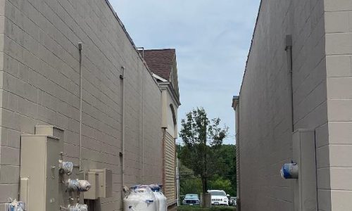 Colchester Strip Mall Repaint In Progress