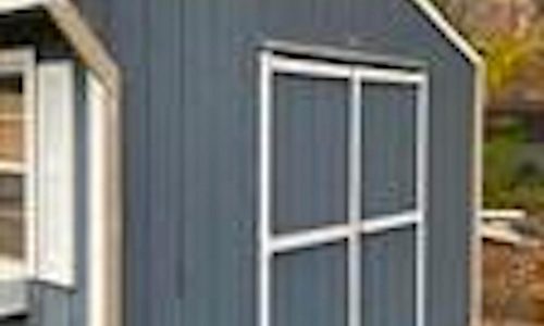 Shed Side Before Repainting