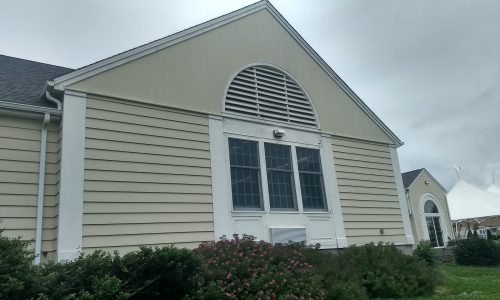 Museum Window Trim Before Repainting