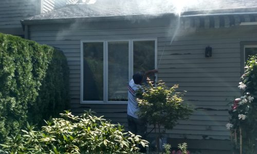 Power Washing Condo Exterior