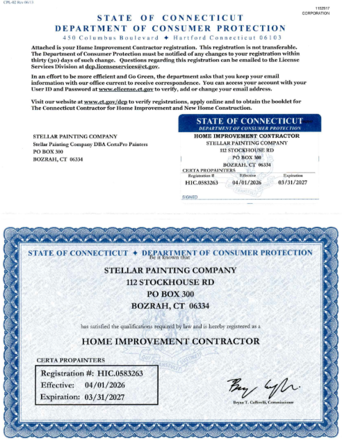 Painters License