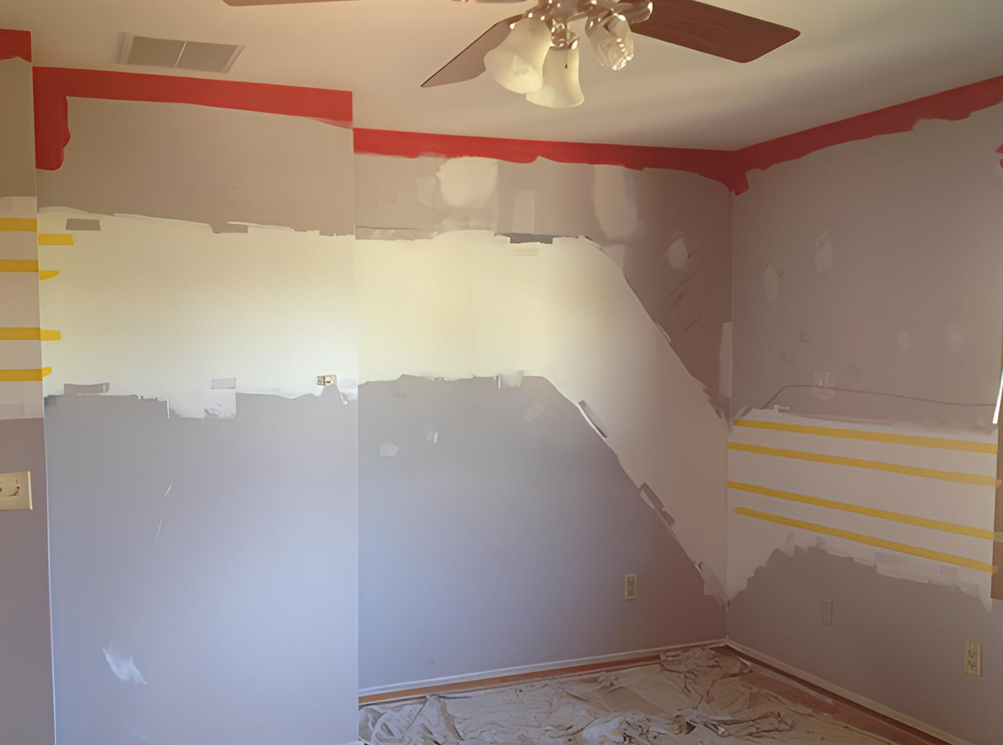 Decorative Painting Services Before